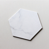 부엌 벽과 바닥을 위한 세라믹 백색 대리석 모자이크 육각형 도와
