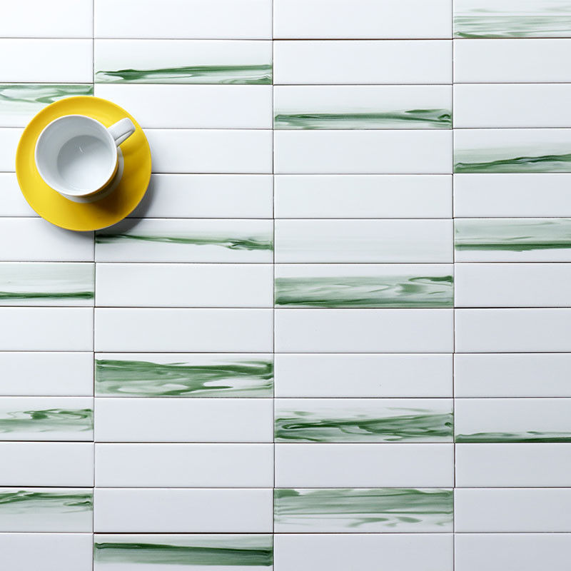 5*20cm 배경 장식 중국 그림 효과 녹색 유약 벽 타일
