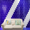 거실 다채로운 벽 도와 15X15cm 보물 파란색 세라믹 윤이 난 벽 타일